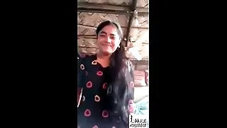 Desi village Indian Girlfreind in like manner boobs and vulva for boyfriend