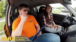 Portray Driving School Hot learner Kristy Black fucked doggy style