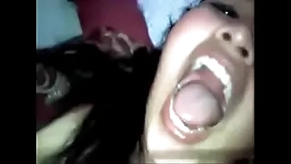 Indian Desi Manipuri College Girl swallows cum after hand job