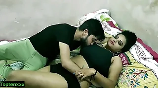 Indian hot and smart bhabhi taking advantage and fucking fro innocent teen devor!