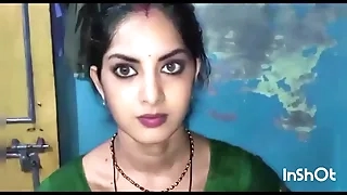Indian newly fit together fucked by her tighten one's belt in standing position, Indian horny unfocused sex video