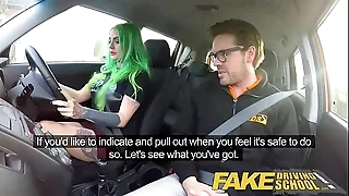 Fake Driving School Wild fuck ride for tattooed busty beamy ass pulchritude