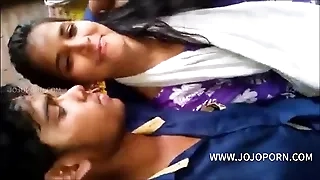 Indian couple having sex in date
