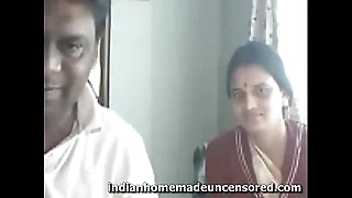 honey indian couple at home