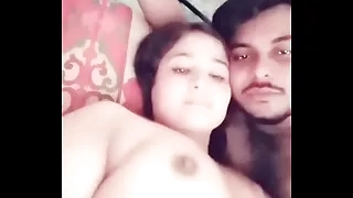 Indian boy with her teen cooky