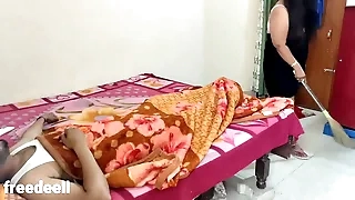 indian Hostel Maid Fucking by Students