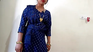 Hot indian desi townsperson maid was painfull sex on dogy tune in evident Hindi audio