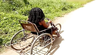 The Retire from Cripple Caught Going to bed By The Village Area Boy After Her Twenty years Of Spoonful Sex Watch How She Is Rumpus For The Pains Of Her Leg And Tits Creamy Pussy