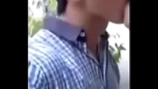 Indian teen spread out sucking weasel words with respect to the park