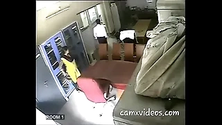 A indian school teacher banging a fellow teacher.